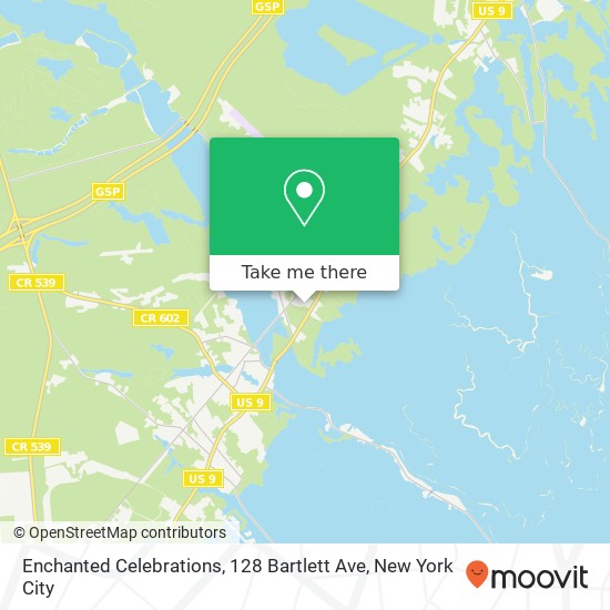 Enchanted Celebrations, 128 Bartlett Ave map