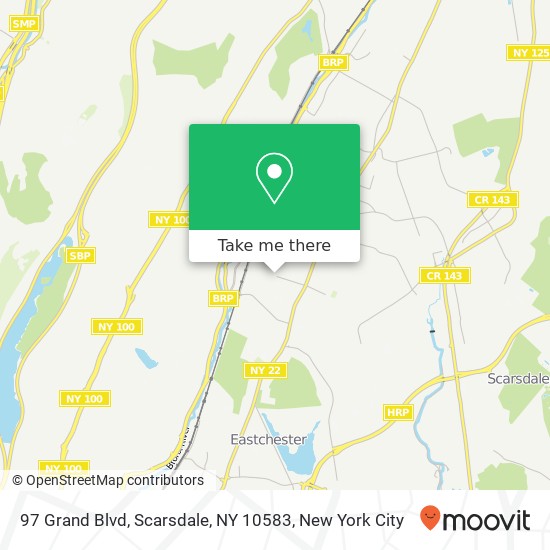 97 Grand Blvd, Scarsdale, NY 10583 map