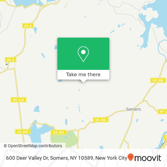 600 Deer Valley Dr, Somers, NY 10589 map