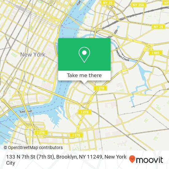 133 N 7th St (7th St), Brooklyn, NY 11249 map