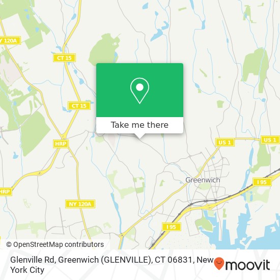 Glenville Rd, Greenwich (GLENVILLE), CT 06831 map