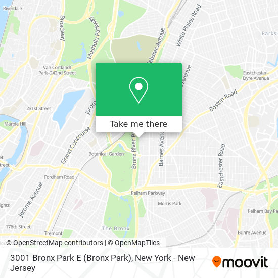 3001 Bronx Park E map