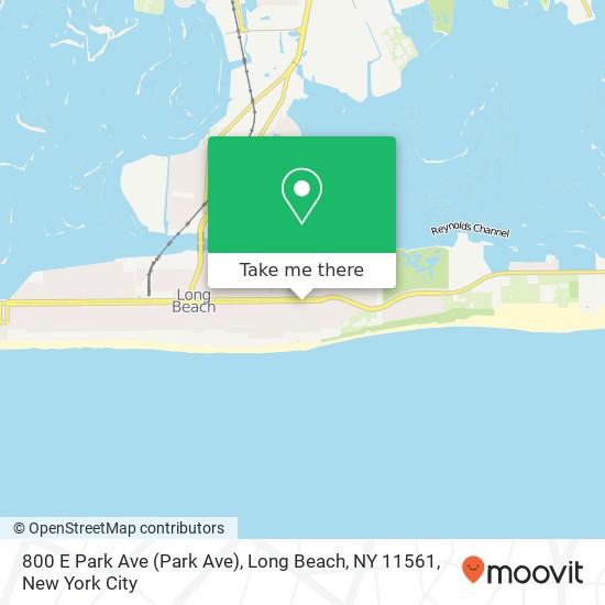 800 E Park Ave (Park Ave), Long Beach, NY 11561 map