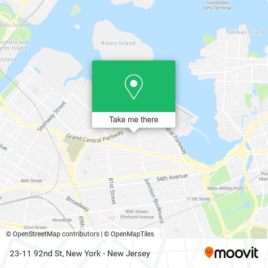 Mapa de 23-11 92nd St