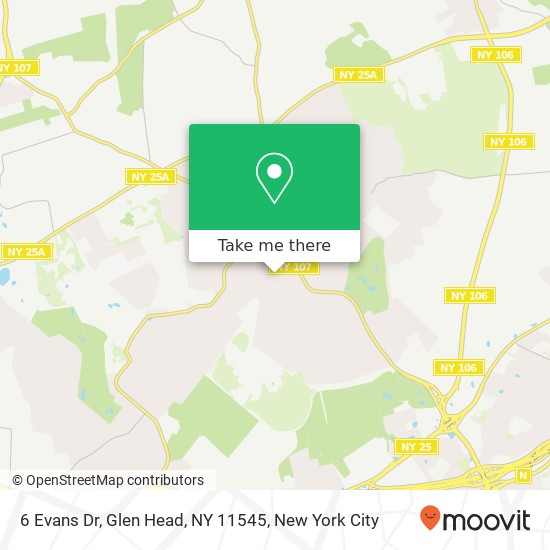 6 Evans Dr, Glen Head, NY 11545 map