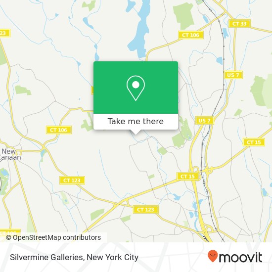 Silvermine Galleries map