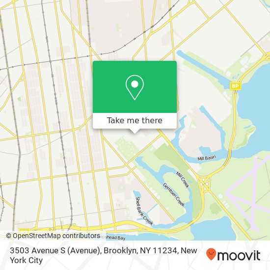 3503 Avenue S (Avenue), Brooklyn, NY 11234 map