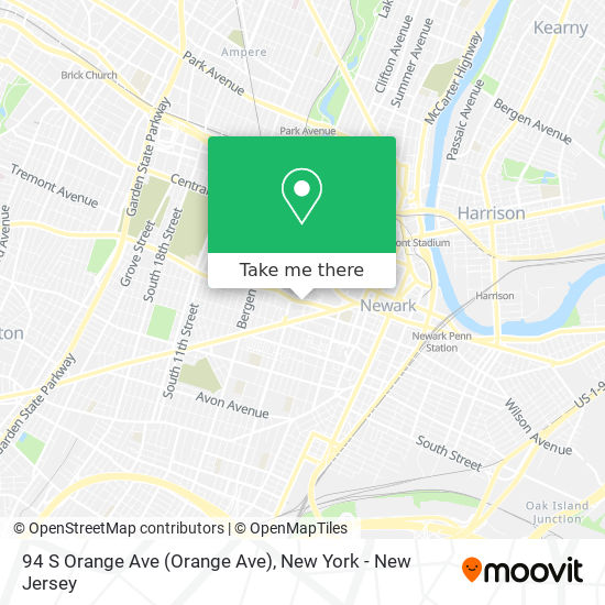 94 S Orange Ave map