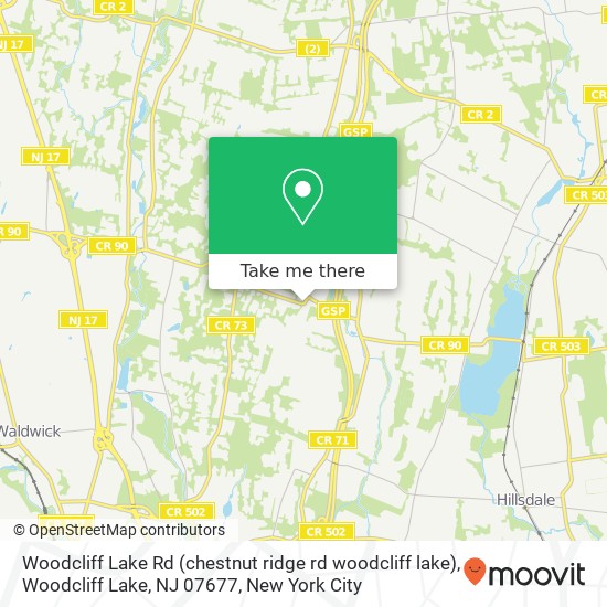 Woodcliff Lake Rd (chestnut ridge rd woodcliff lake), Woodcliff Lake, NJ 07677 map