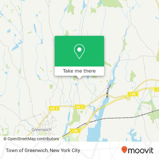 Town of Greenwich map