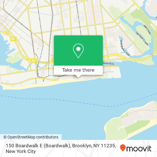 150 Boardwalk E (Boardwalk), Brooklyn, NY 11235 map