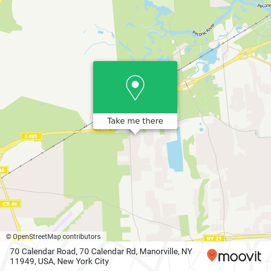 70 Calendar Road, 70 Calendar Rd, Manorville, NY 11949, USA map