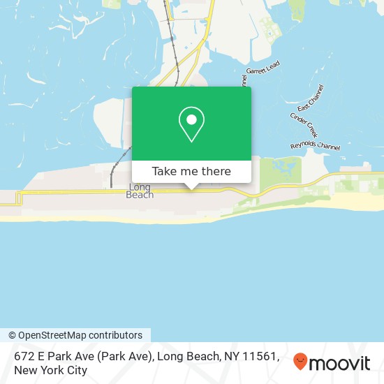 672 E Park Ave (Park Ave), Long Beach, NY 11561 map