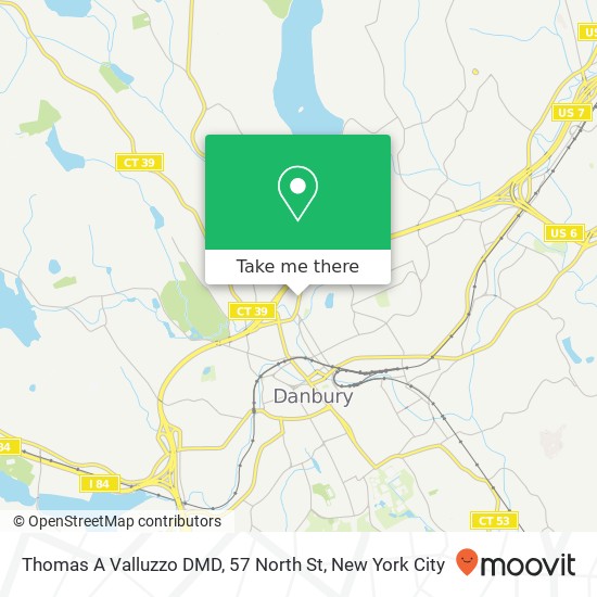 Thomas A Valluzzo DMD, 57 North St map