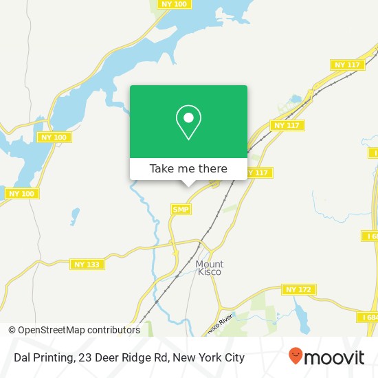 Dal Printing, 23 Deer Ridge Rd map