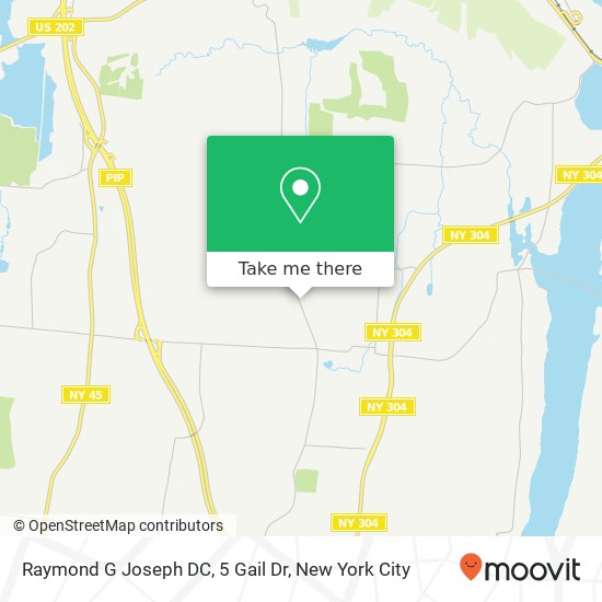 Raymond G Joseph DC, 5 Gail Dr map