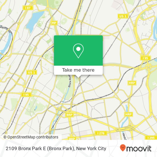 2109 Bronx Park E (Bronx Park), Bronx, NY 10462 map
