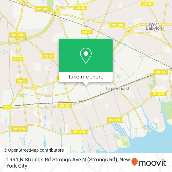 1991,N Strongs Rd Strongs Ave N (Strongs Rd), Copiague, NY 11726 map