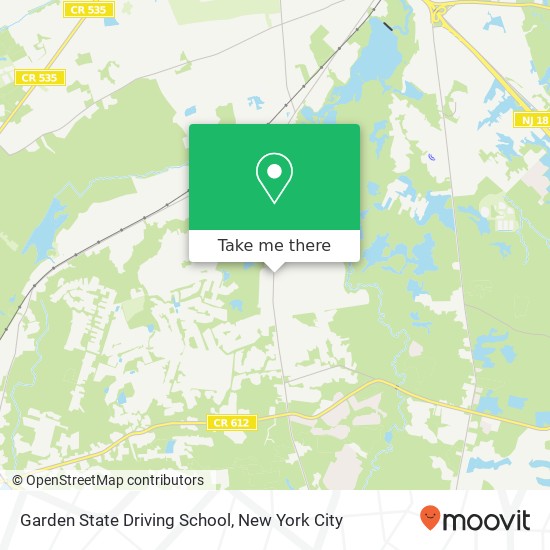 Garden State Driving School, 365 Spotswood Englishtown Rd map