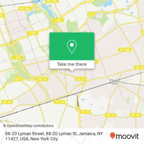 88-20 Lyman Street, 88-20 Lyman St, Jamaica, NY 11427, USA map