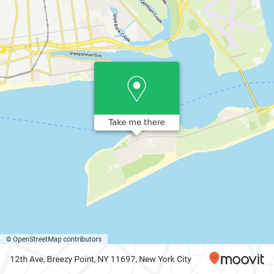 12th Ave, Breezy Point, NY 11697 map