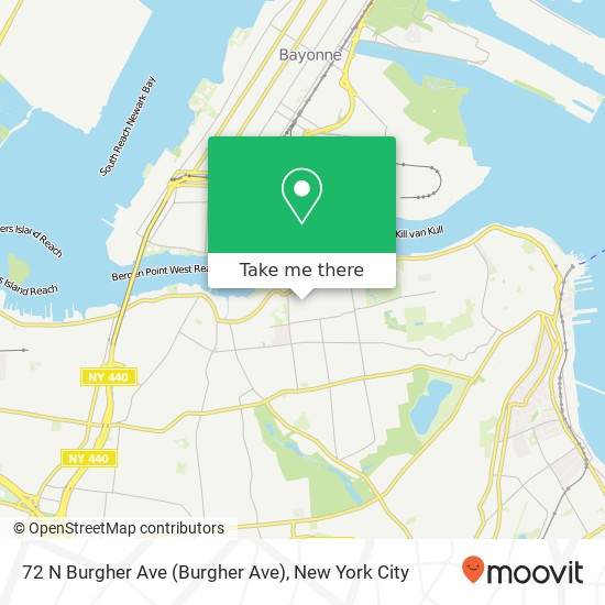 72 N Burgher Ave (Burgher Ave), Staten Island (New York City), NY 10310 map