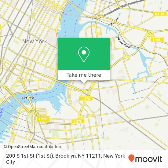 200 S 1st St (1st St), Brooklyn, NY 11211 map