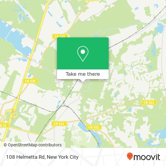 108 Helmetta Rd, Monroe Twp, NJ 08831 map