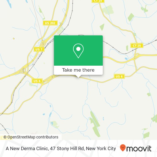 A New Derma Clinic, 47 Stony Hill Rd map