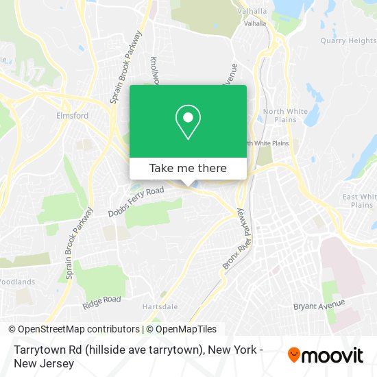 Mapa de Tarrytown Rd (hillside ave tarrytown)