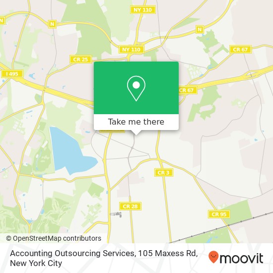 Accounting Outsourcing Services, 105 Maxess Rd map