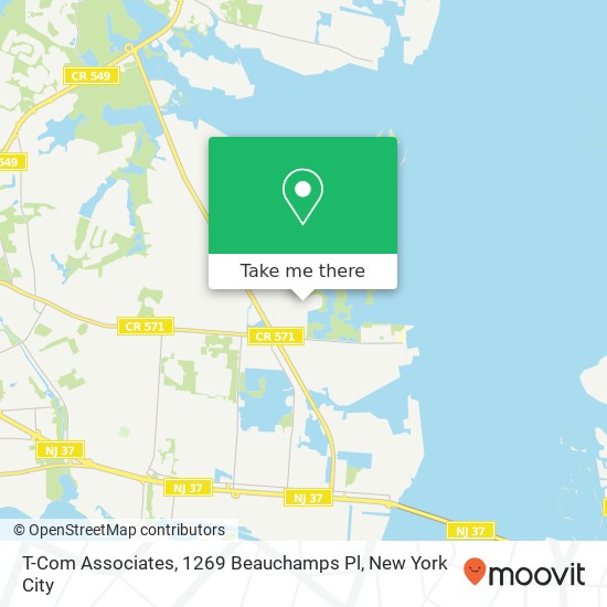 T-Com Associates, 1269 Beauchamps Pl map