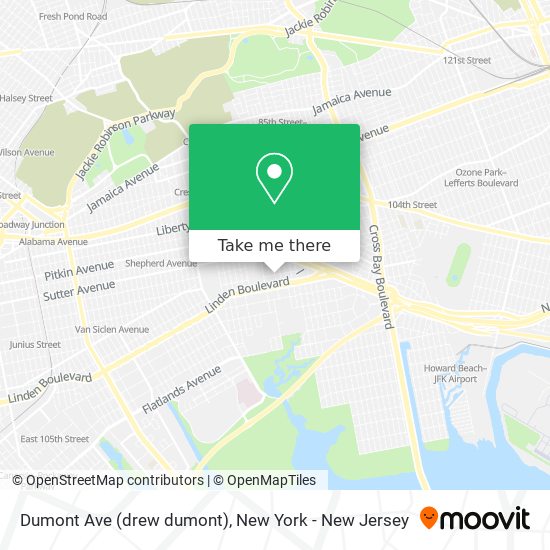 Dumont Ave (drew dumont) map