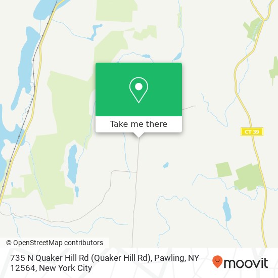 735 N Quaker Hill Rd (Quaker Hill Rd), Pawling, NY 12564 map