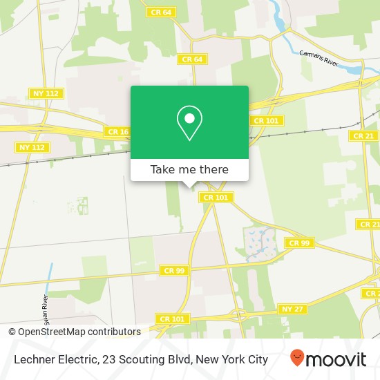 Mapa de Lechner Electric, 23 Scouting Blvd