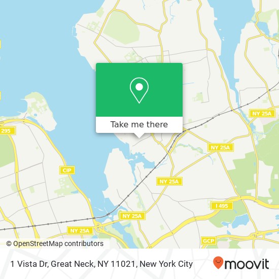 1 Vista Dr, Great Neck, NY 11021 map