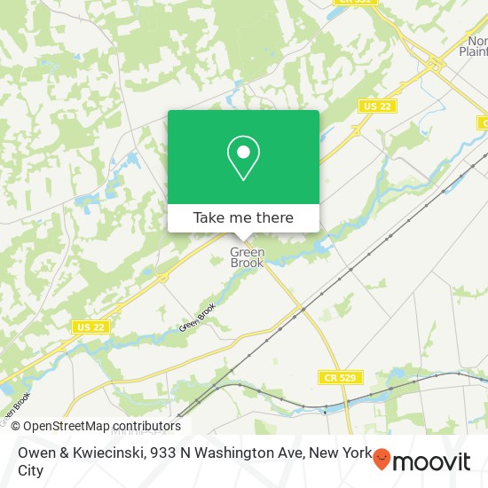 Mapa de Owen & Kwiecinski, 933 N Washington Ave