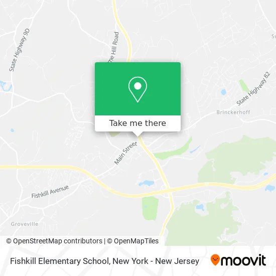 Fishkill Elementary School map