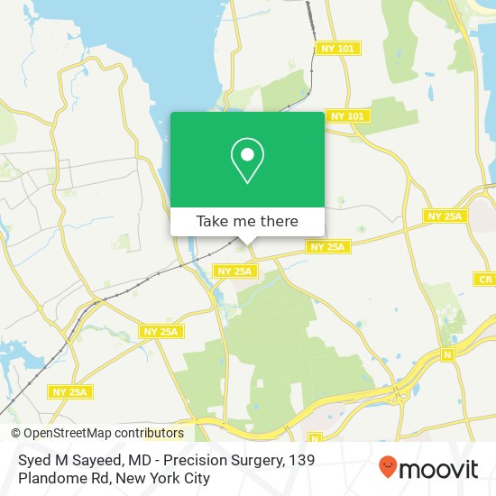 Syed M Sayeed, MD - Precision Surgery, 139 Plandome Rd map