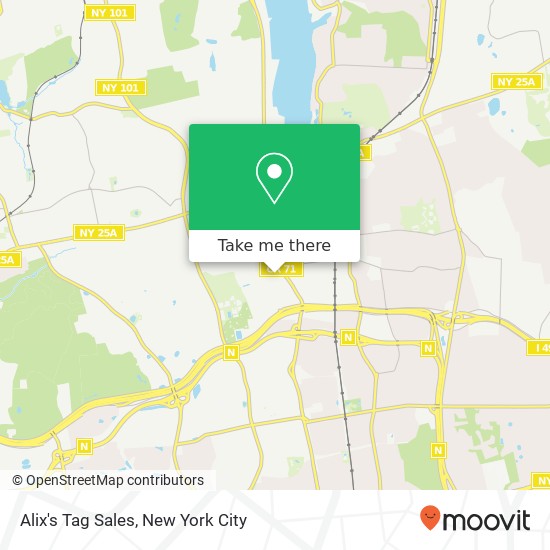 Alix's Tag Sales map