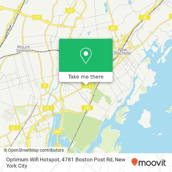 Optimum Wifi Hotspot, 4781 Boston Post Rd map