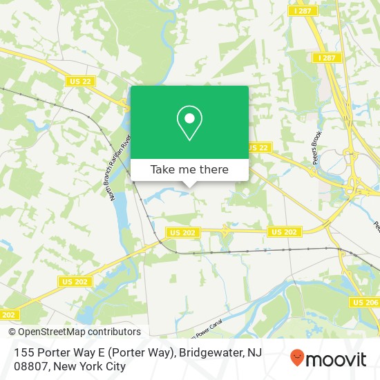 155 Porter Way E (Porter Way), Bridgewater, NJ 08807 map