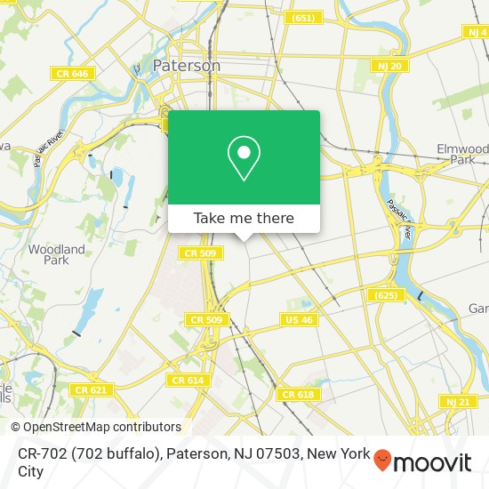 CR-702 (702 buffalo), Paterson, NJ 07503 map