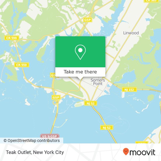 Teak Outlet, 701 New Rd map