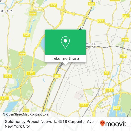 Goldmoney Project Network, 4518 Carpenter Ave map