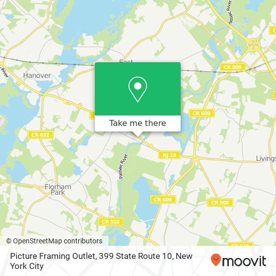 Mapa de Picture Framing Outlet, 399 State Route 10