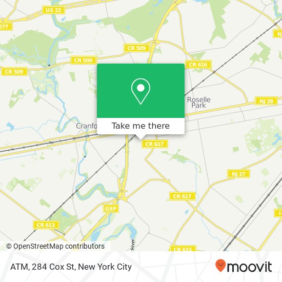 ATM, 284 Cox St map