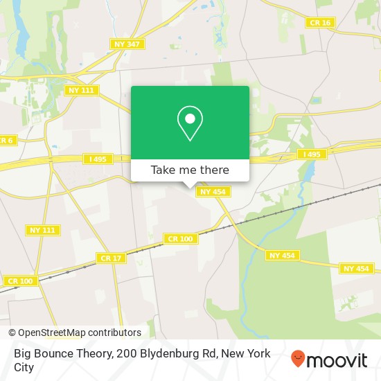 Big Bounce Theory, 200 Blydenburg Rd map