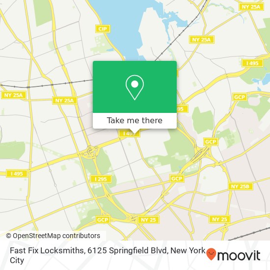 Fast Fix Locksmiths, 6125 Springfield Blvd map