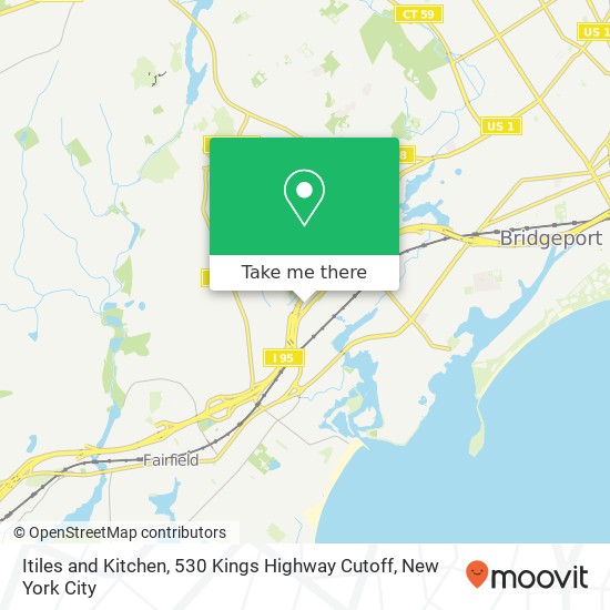 Mapa de Itiles and Kitchen, 530 Kings Highway Cutoff